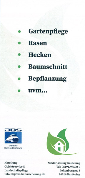 Unsere Leistungen in diesem Bereich erstrecken sich auf Objektbetreuung, Winterdienst, Kleinreparaturen, Reinigung, Hausreinigung, Vegetation - Landschaftspflege, Gartenpflege, Pflege von Außenanlagen, Entrümpelungen und haushaltsnahe Dienstleistungen.